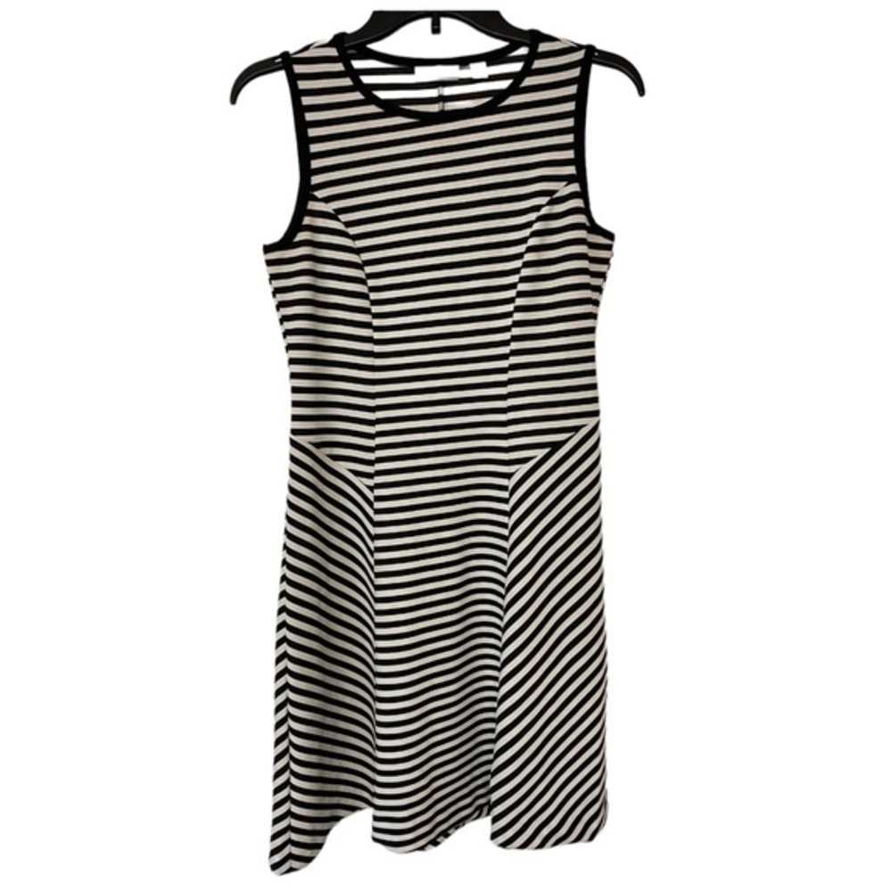 NY&CO Black & White Stripe Dress-Size XS